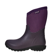 Waterproof fashion construction rain boots safety shoes